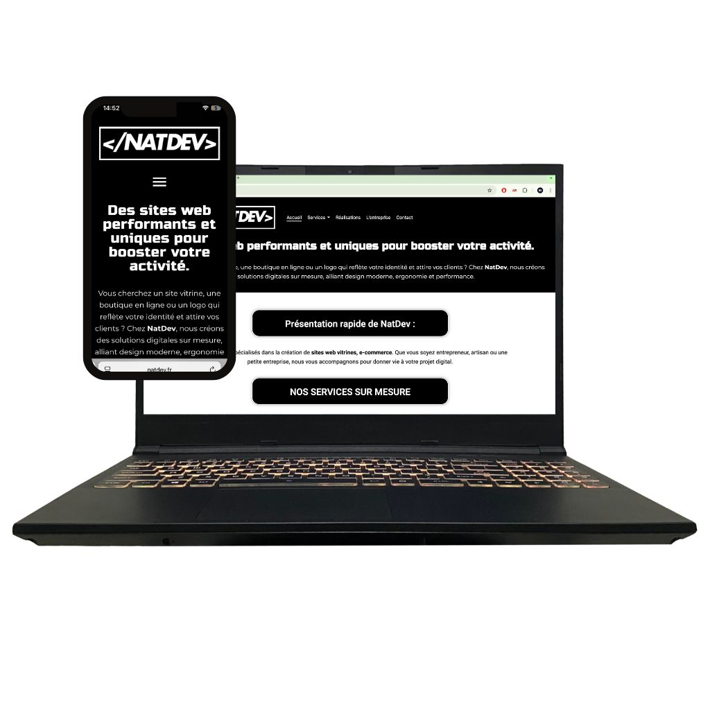 Site NATDEV réalisation