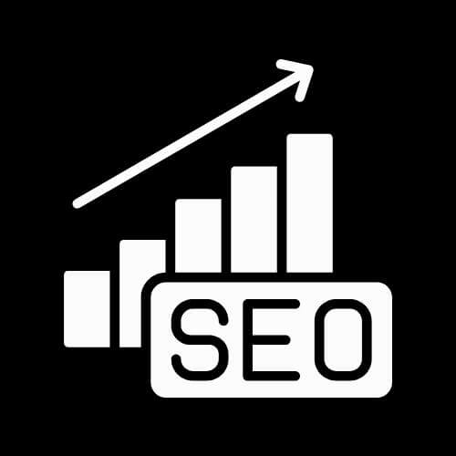 "Icône représentant le référencement naturel SEO sur Google"