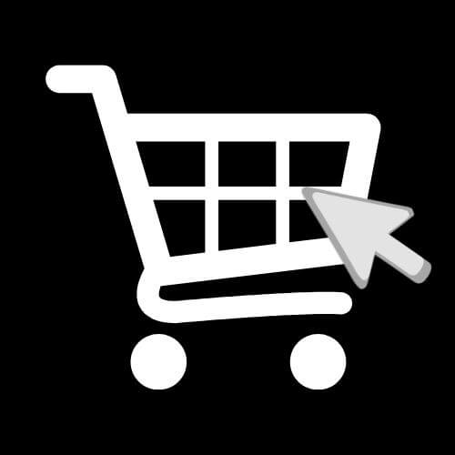 "Icône représentant une boutique en ligne e-commerce"